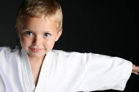 Karate Boy Stock Photos