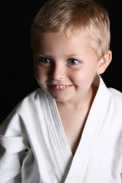 Karate Boy Stock Photos