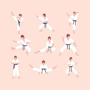 Karate Stock Illustration