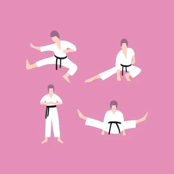 Karate Stock Illustration