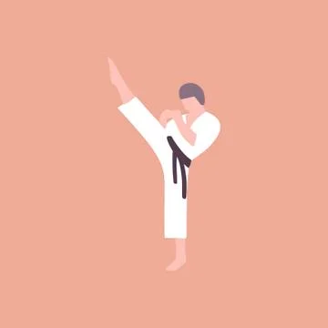 Karate Stock Illustration