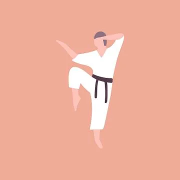 Karate Stockillustratie