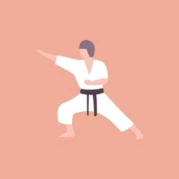 Karate Stock Illustration