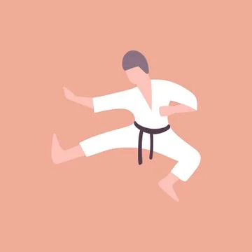 Karate Stock Illustration
