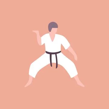 Karate Stock Illustration