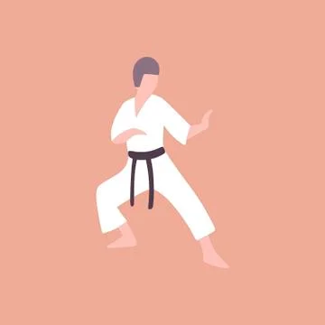 Karate Stock Illustration