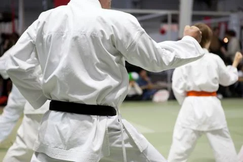 Karate kata Stock Photos