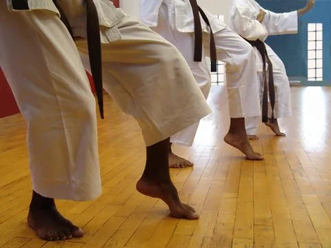 Karate kata Stock Photos