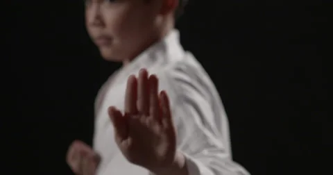 Karate kid Shuto hand Video stock 48624613