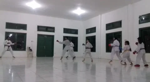 Karate Training Stock Footage 231554958