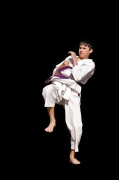 Karate training Stock-Fotos