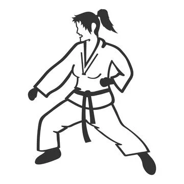 Karate vector illustration design Stock Illustration