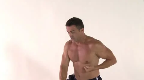 KARATE-warmup Stock Footage 17781236