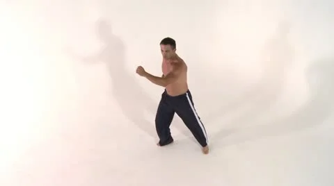 KARATE-warmup Stock Footage 17794907