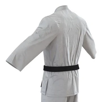 Karate White Suit ~ 3D Model ~ Download #90937940 | Pond5
