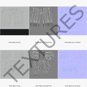 Karate White Suit ~ 3D Model ~ Download #90937940 | Pond5