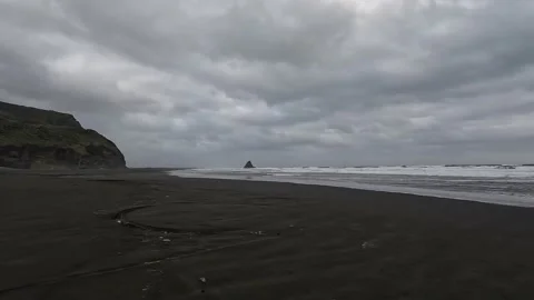 Karekare Beach Stock Footage 219670440