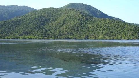 Karimunjawa Island Beach Loop Stock Footage 257654059