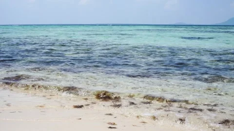 Karimunjawa Island Beach Loop Stock Footage 257663897