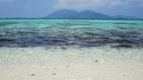 Karimunjawa Island Beach Loop Stock Footage 257670143