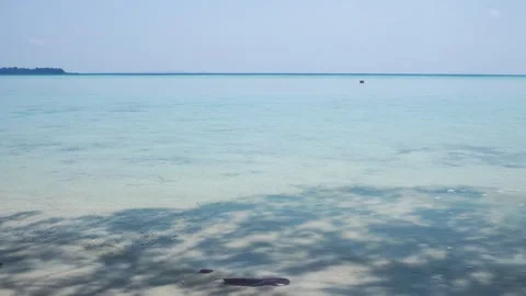 Karimunjawa Island Beach Loop Stock Footage 257674929