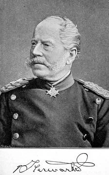 Karl Eberhard Herwarth von Bittenfeld 4 September 1796 2 September 1884 스톡 일러스트