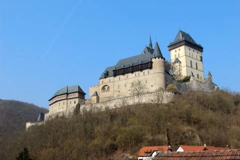 Karlstejn Castle Foto stock