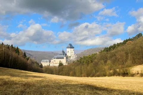 Karlstejn Castle 스톡 사진