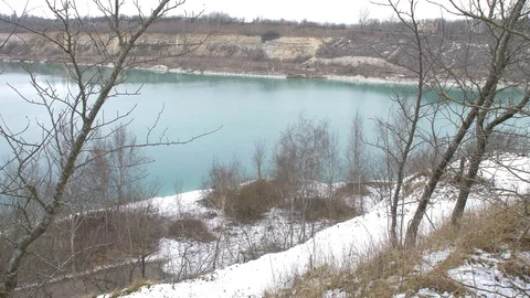 Karlstrup limestone quarry Stock Footage 87505292