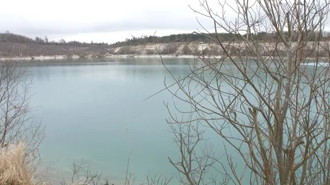 Karlstrup limestone quarry Stock Footage 87505529