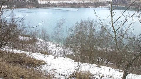 Karlstrup limestone quarry Stock Footage 87506481