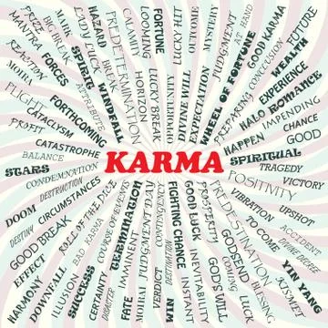 Karma Stock Illustration