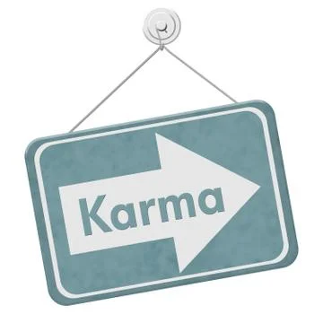 Karma Sign Stock Illustration