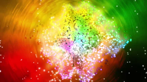 Karma Symbol Sign background with Particle effect Stock Footage 170634813