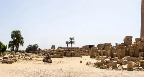 Karnac panoramic Stock Photos