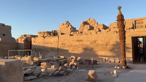 The Karnak Temple Complex Stock Footage 302376086