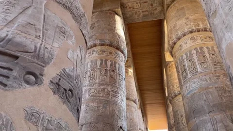 The Karnak Temple Complex Stock Footage 302376257