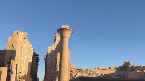 The Karnak Temple Complex Stock Footage 302376775