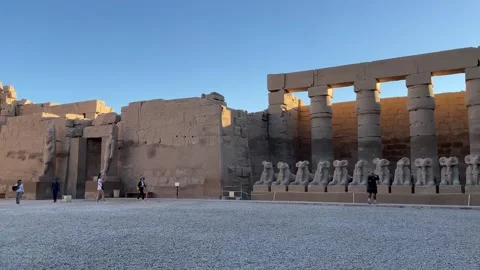 The Karnak Temple Complex Stock Footage 302376890