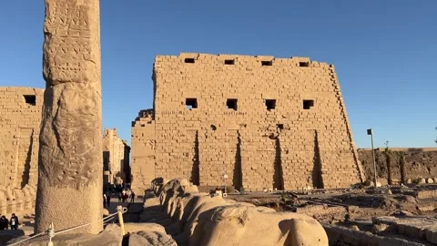 The Karnak Temple Complex Stock Footage 302376923
