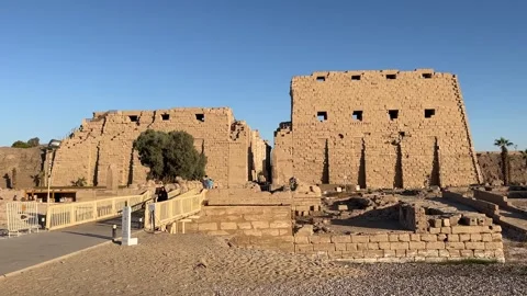 The Karnak Temple Complex Stock Footage 302377207
