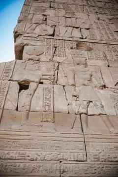 Karnak Temple Complex. Luxor. Egypt. Stock Illustration