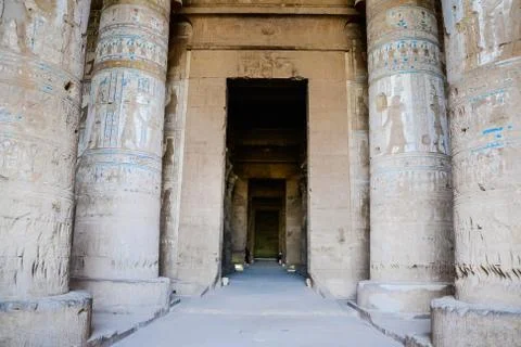 Karnak Temple Complex. Luxor. Egypt. Stock Illustration