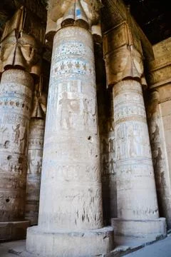 Karnak Temple Complex. Luxor. Egypt. Stock Illustration