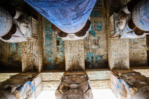 Karnak Temple Complex. Luxor. Egypt. Stock Illustration