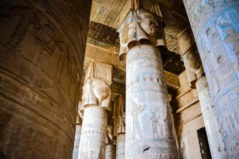 Karnak Temple Complex. Luxor. Egypt. Stock Illustration