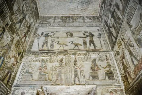 Karnak Temple Complex. Luxor. Egypt. Stock Illustration