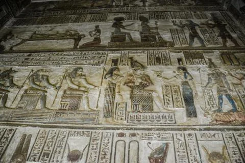 Karnak Temple Complex. Luxor. Egypt. Stock Illustration