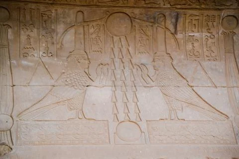 Karnak Temple Complex. Luxor. Egypt. Stock Illustration