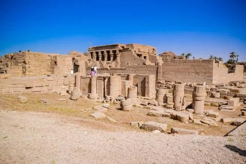 Karnak Temple Complex. Luxor. Egypt. Stock Illustration